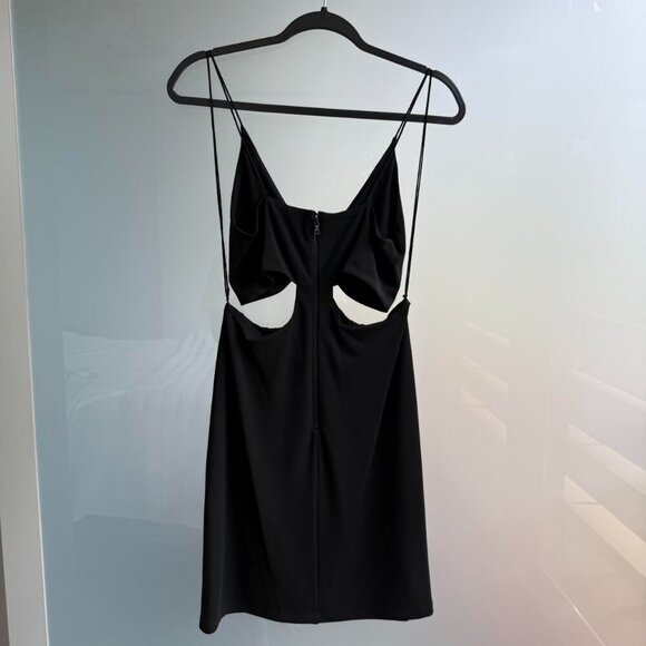 Alice + Olivia Black Cut Out Mini Dress - Picture 4 of 4
